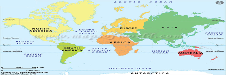 continents
